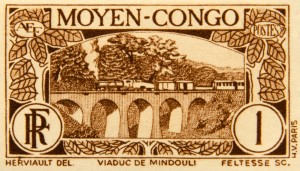 Moyen-Congo 1 Stamp